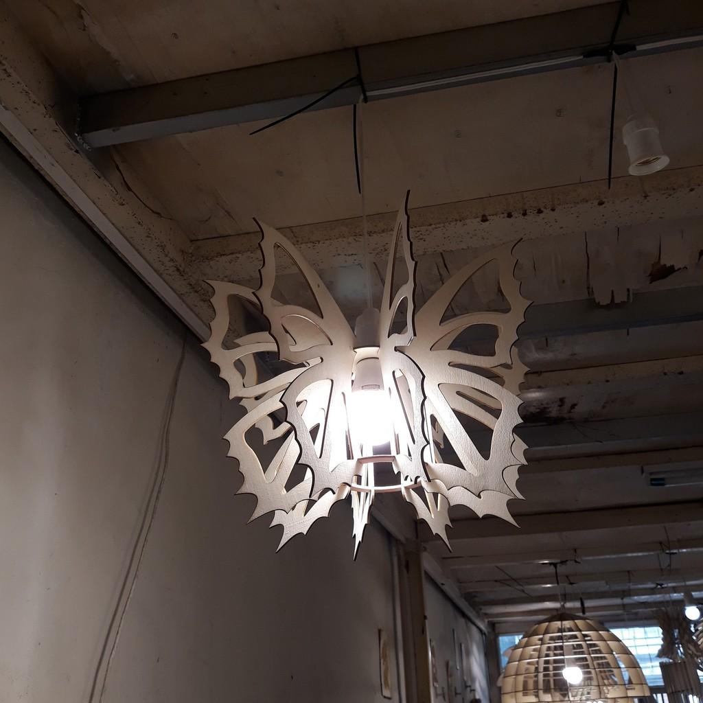 Đèn Gỗ DIY 044 đèn trang trí thả trần