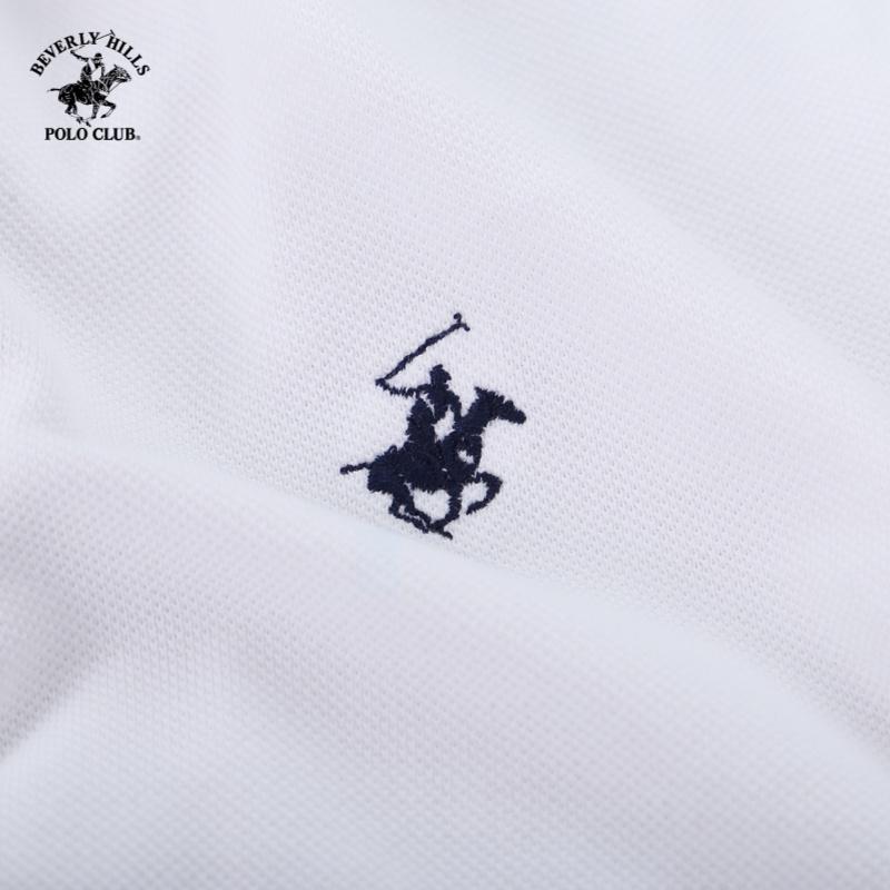 Áo polo Ngắn tay Nam Beverly Hills Polo Club Slimfit Trắng WH- PMSLS20TL100