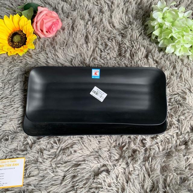 Dĩa nhựa dài DCN 39 nhám đen