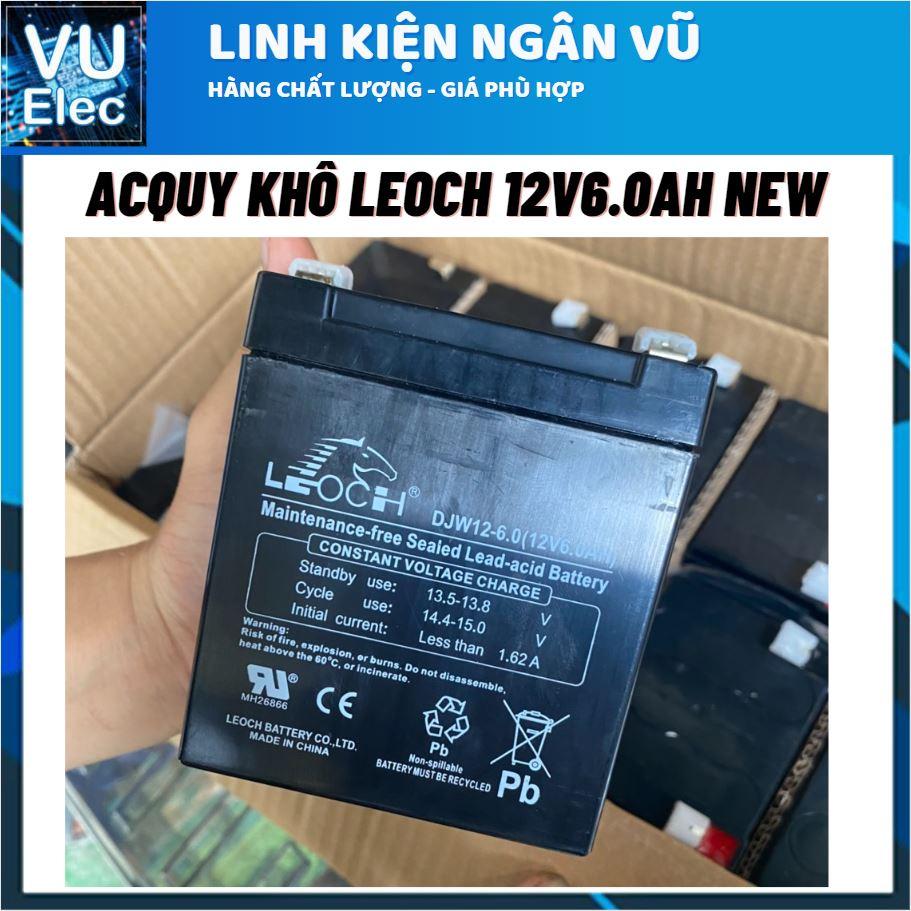 Bình acquy ngựa Leoch 12v6A 12V9.0Ah xịn