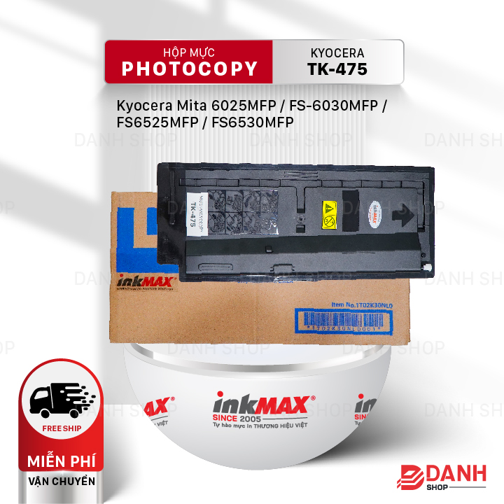 Hộp mực TK-475-inkMAX cho máy Photocopy KYOCERA Mita 6025MFP / FS-6030MFP / FS6525MFP / FS6530MFP Hàng chính hãng