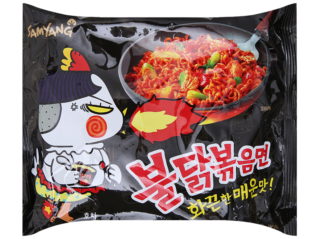 Bịch 5 Gói Mì Xào Vị Gà Cay Samyang Hàn Quốc
