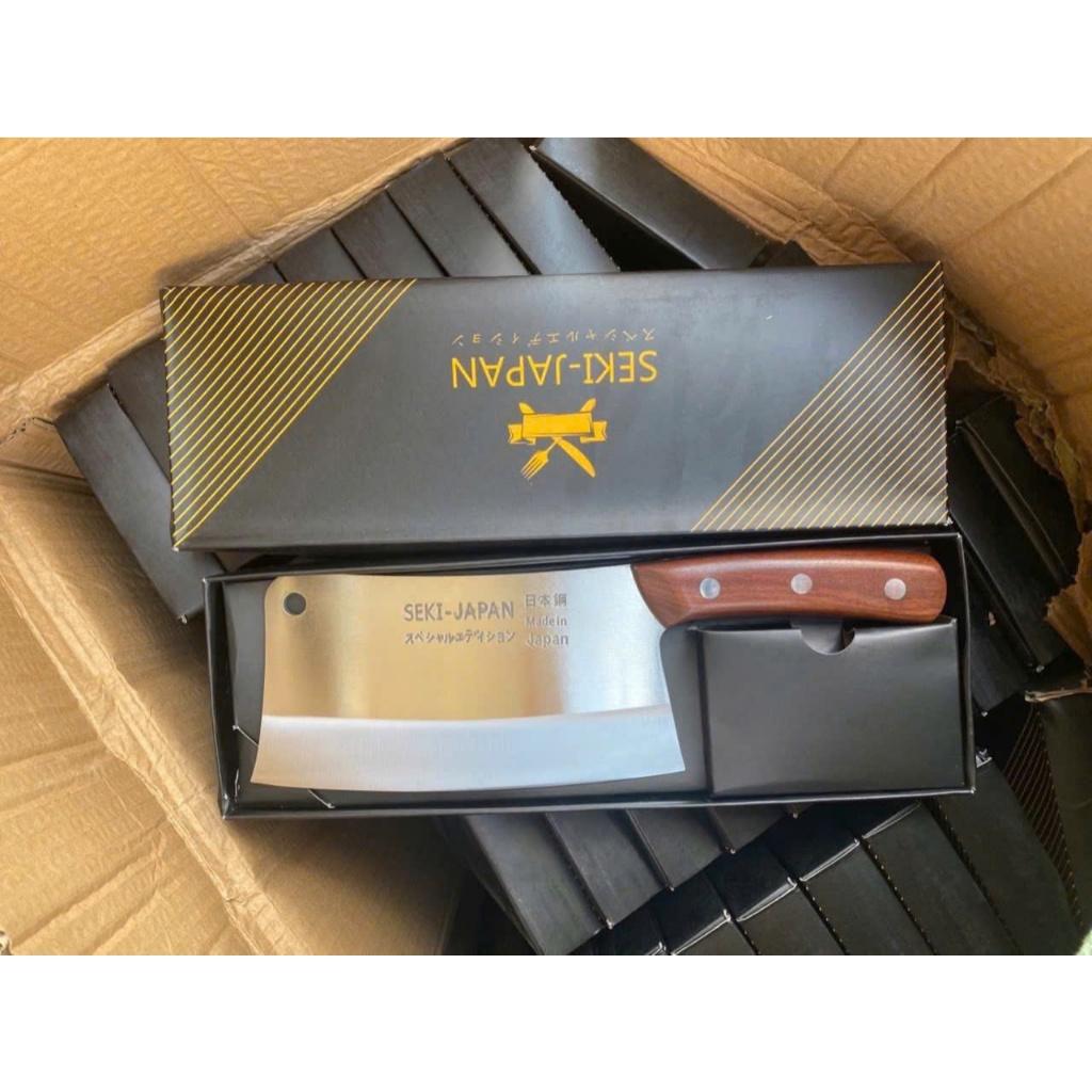 Dao Chặt Xương Cao Cấp Seki Nhật Bản, Dao Làm Bếp Thép Không Gỉ Chắc Chắn Chặt Xương Chặt Gà