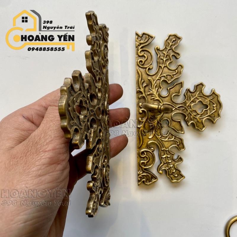 Tay nắm cửa tủ bằng đồng, Tay kéo cửa, tay nắm đồng trang trí cửa, tủ, hộp M12