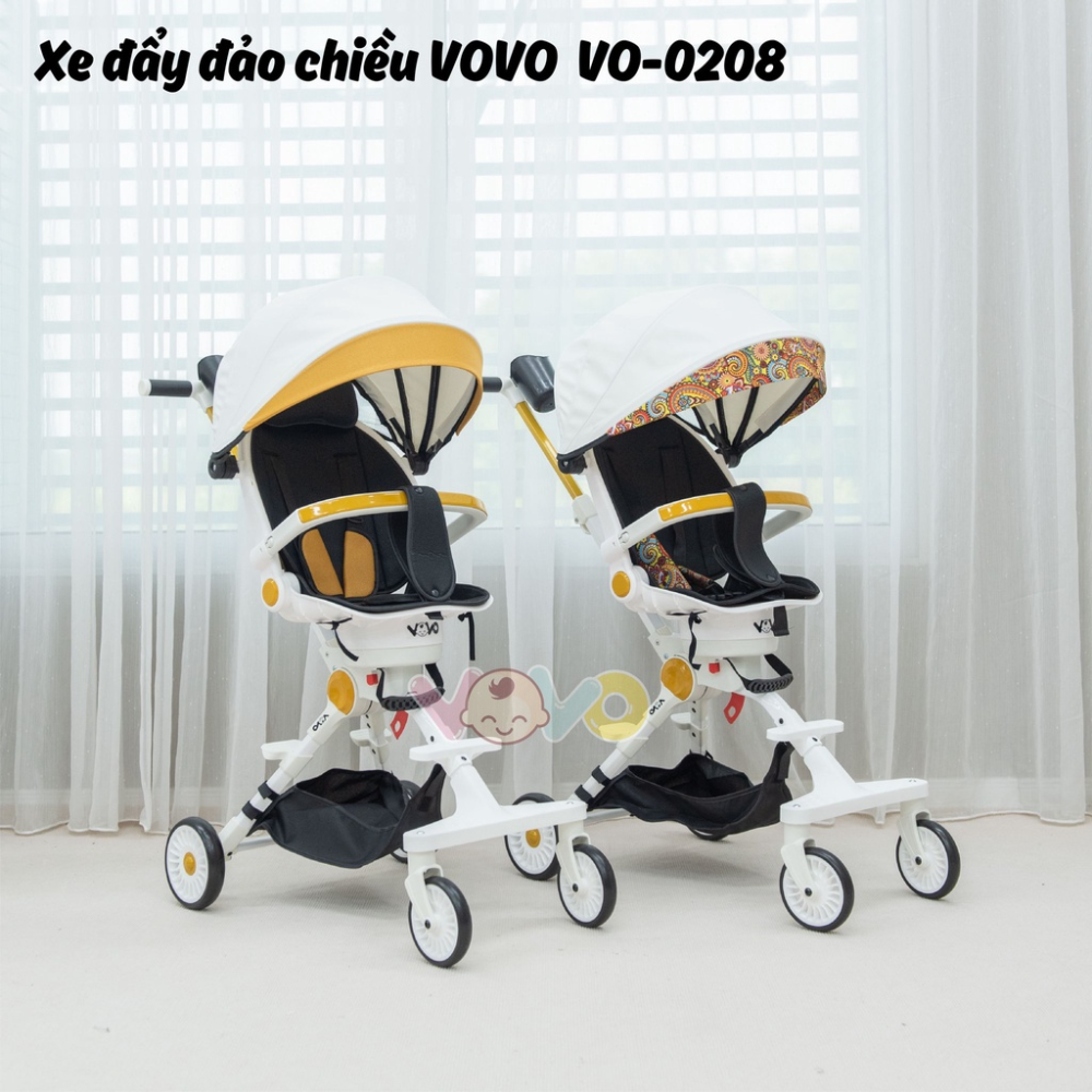 Xe Đẩy Đảo Chiều VoVo Thời Trang Cao Cấp 0208