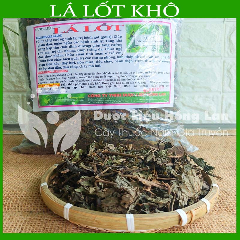 Lá Lốt khô sạch đóng gói 1kg