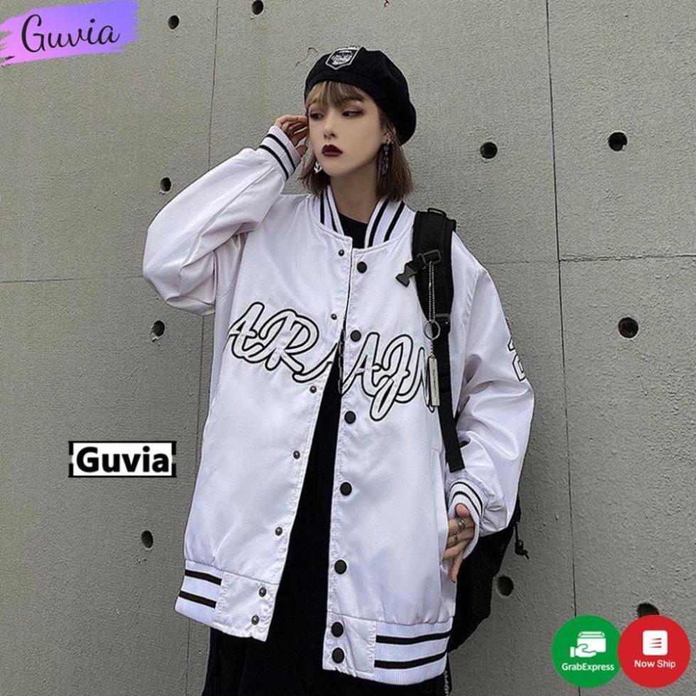 Áo khoác dù Bomber ARAGNP form rộng dù 2 lớp GAKD10 Áo khoác nam nữ phong cách việt