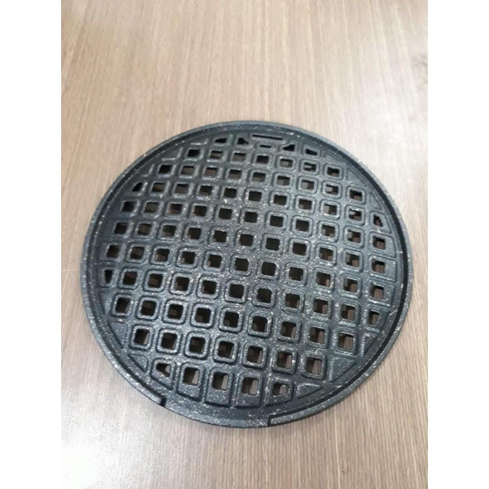 Vỉ nướng gang lỗ chống dính, vỉ nướng gang loại 1,vỉ nướng gang bếp hút dương,bếp hút âm bàn