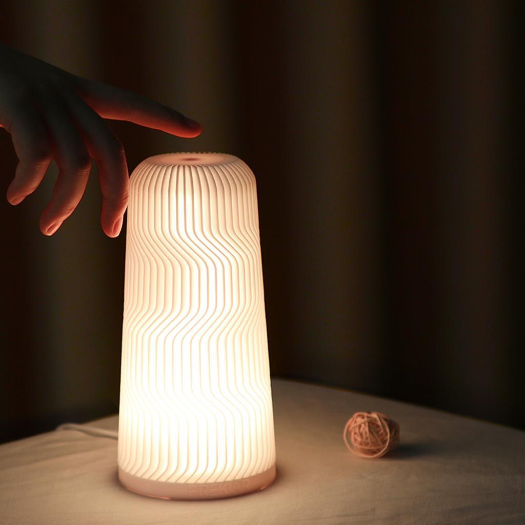 3D Printed Touch Control Night Light Table Bedside Lamp Bedroom Xmas Present