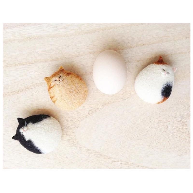 Bộ len chọc Mèo Đơn Giản Siêu Dễ và Rẻ - Mèo Méo Meo - Needle felting cắt - Quà tặng HandMade