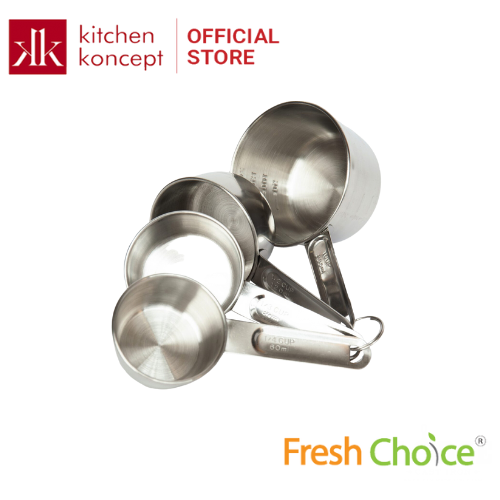 Bộ muỗng định lượng bằng thép không gỉ 8 món Fresh Choice