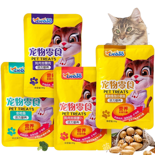 COMBO 20 GÓI PATE LIEBAO SÓC NÂU NỘI ĐỊA TRUNG DÀNH CHO MÈO - GIÁ TỐT