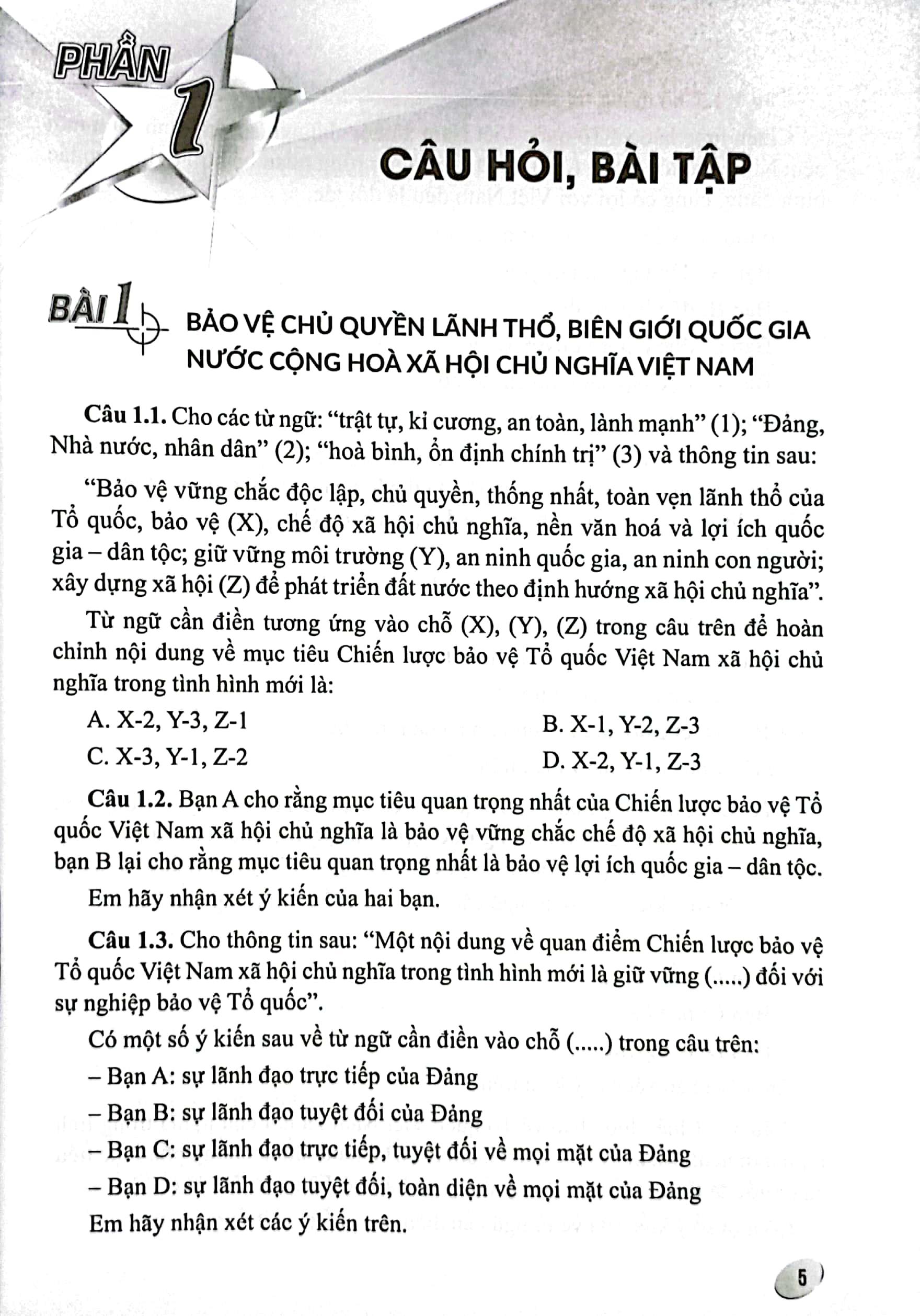 Bài Tập Giáo Dục Quốc Phòng An Ninh 11 (Cánh Diều) (2023)