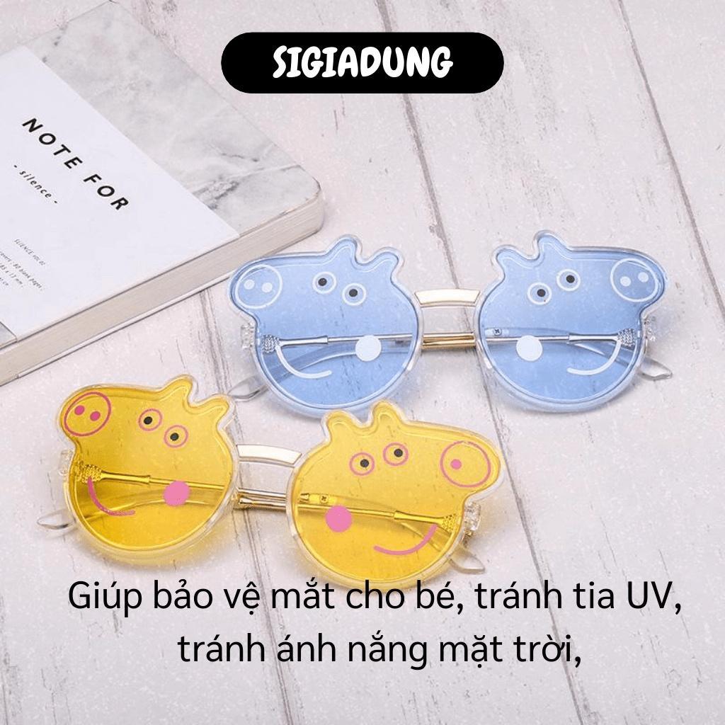 Kính Râm Cho Bé - Kính Mát Thiết Kế Hình Heo Peppa Tránh Tia UV Và Bụi Cho Bé 6397