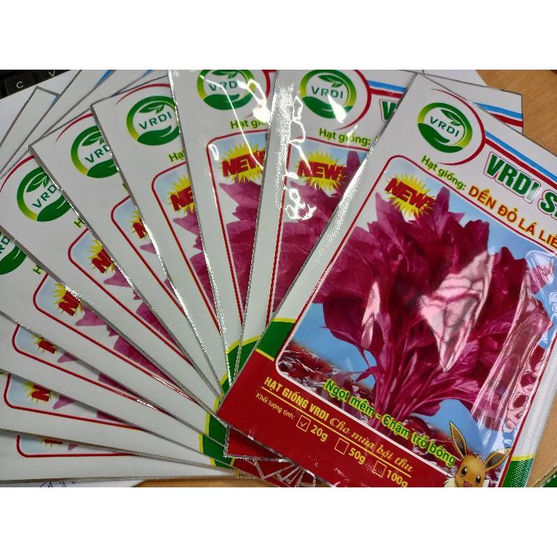 Hạt Giống Rau Dền Đỏ Lá Liễu - Gói 20gr