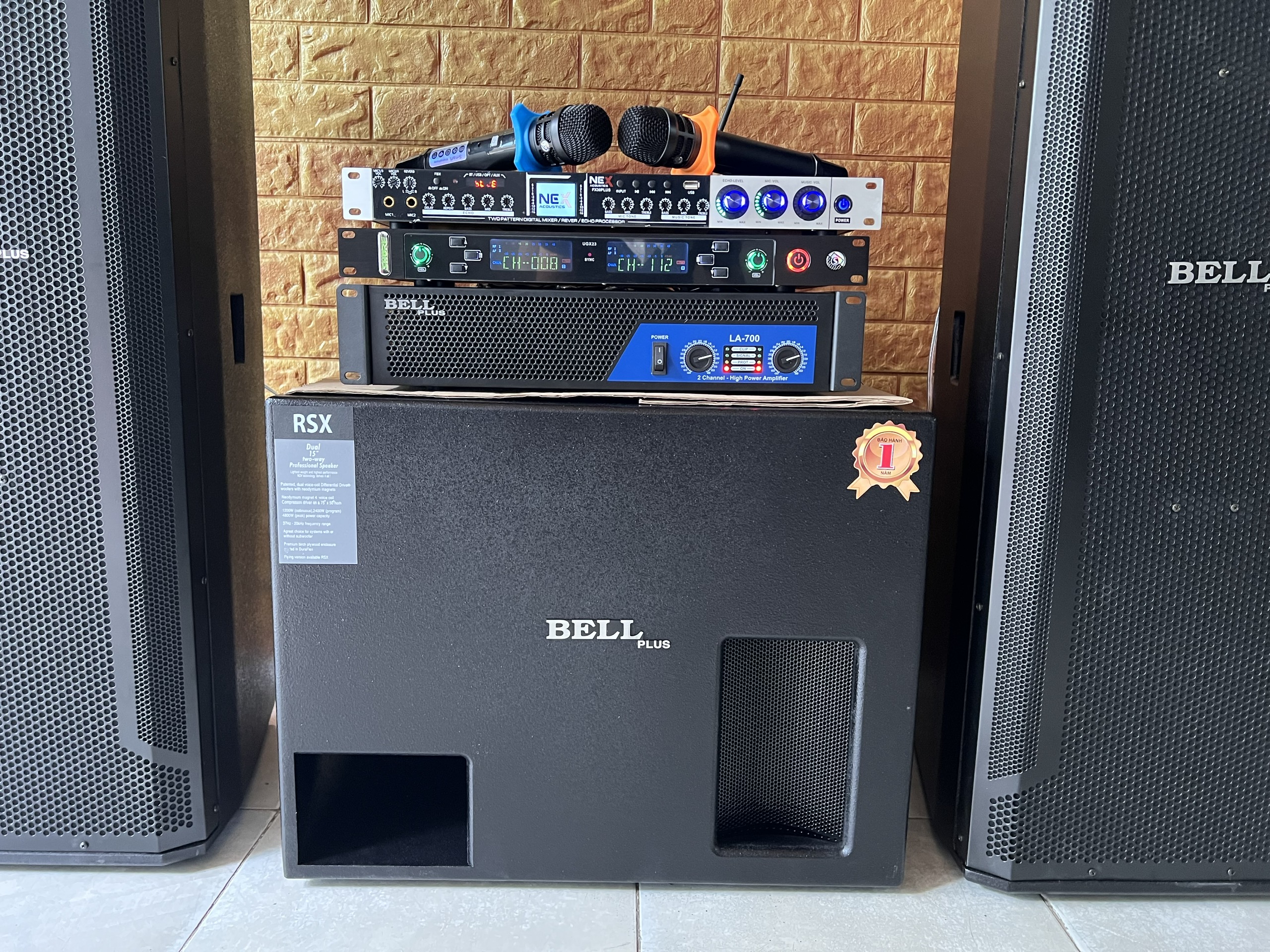 Dàn âm thanh karaoke và nghe nhạc LA - 700 Bellplus Vip (hàng chính hãng ) 