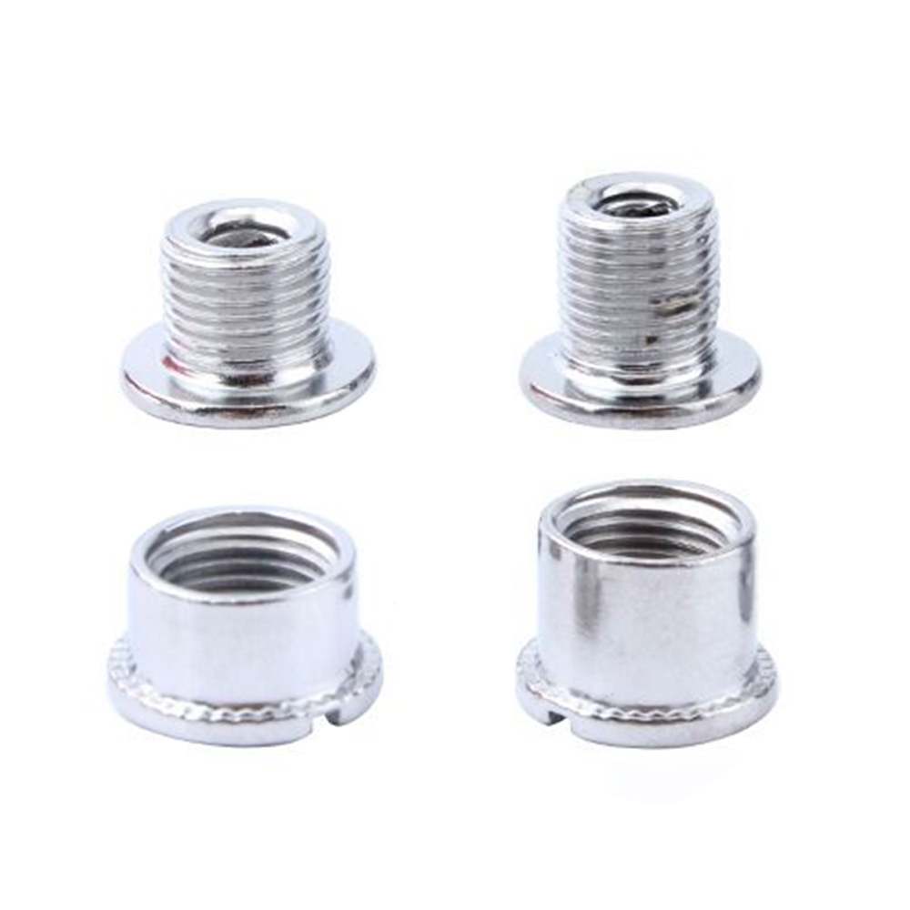 Cặp Bu Lông Ốc Vít Cho Xe Đạp Bằng Thép-Bạc