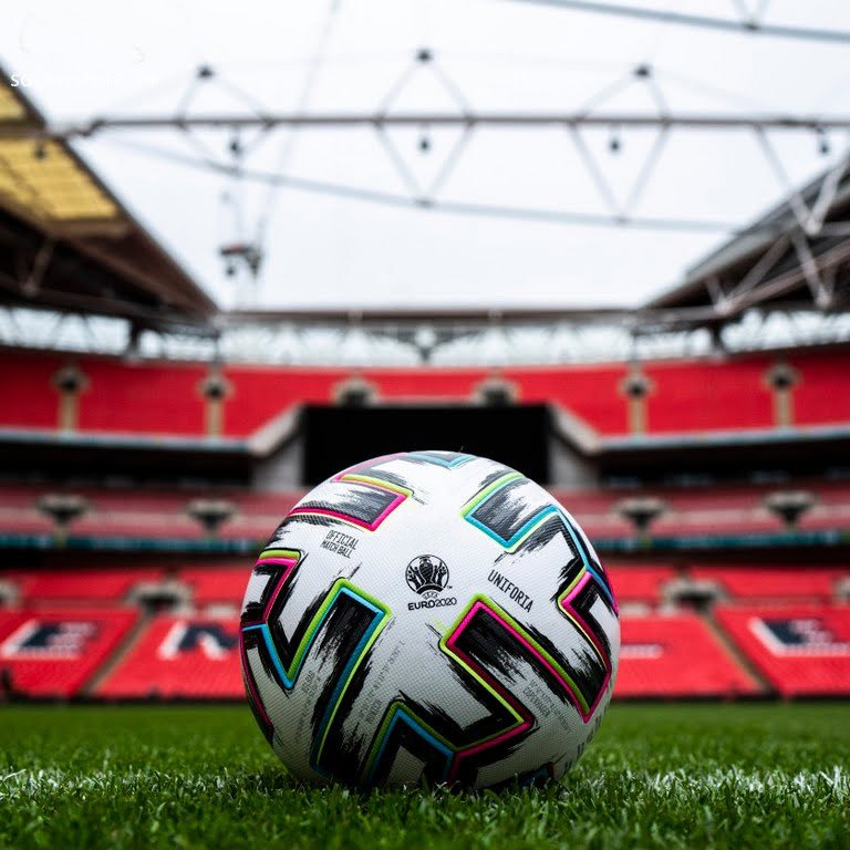 Quả Bóng Đá Euro Cup Uniforia 2021-2020 Size 4 , 5 Tặng Kim Bơm