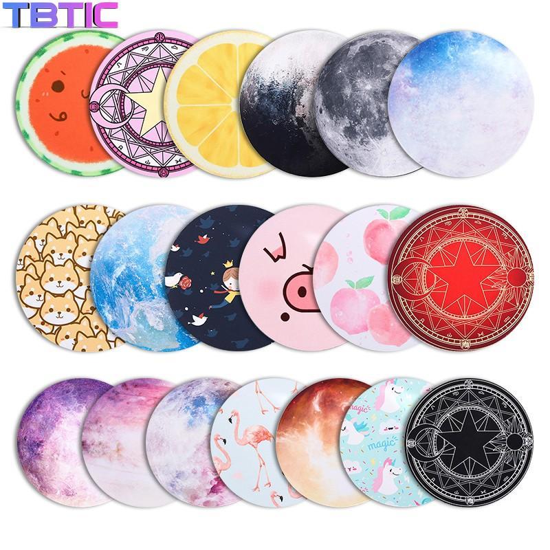 Tấm lót chuột TBTIC cao su dày dặn hình động vật hoạt hình đáng yêu không trơn cho ma