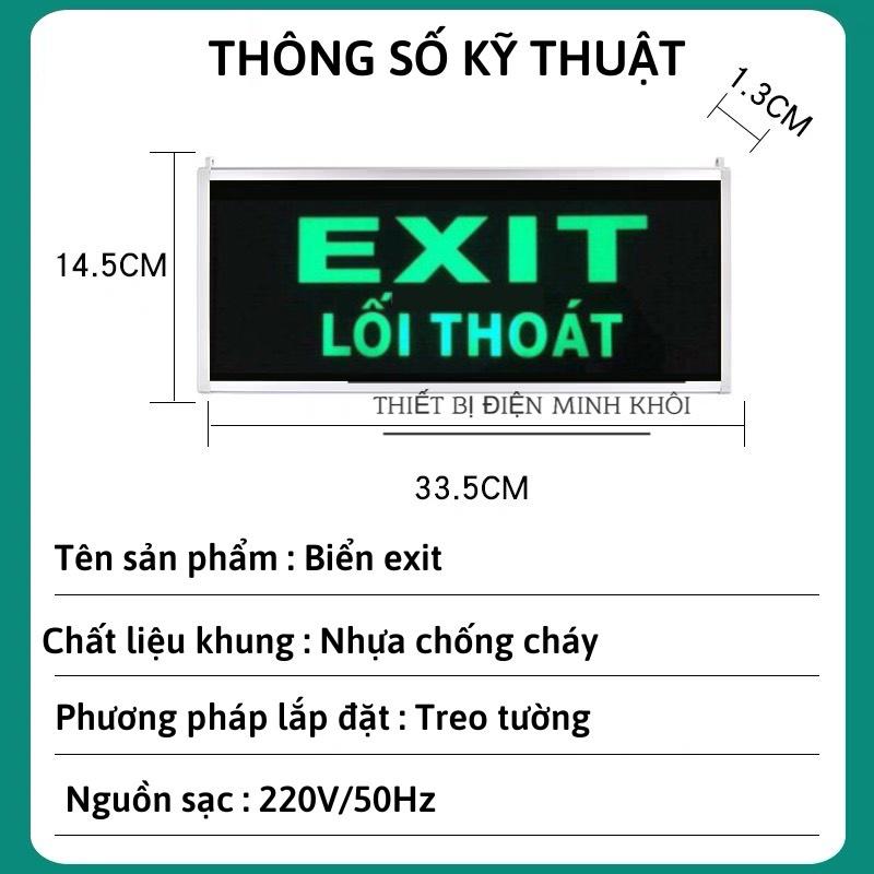 Đèn Exit Thoát Hiểm 2 mặt và 1 mặt, Đèn Led Dạ Quang, biến exit thoát hiểm giá rẻ,biển báo đèn dạ quang