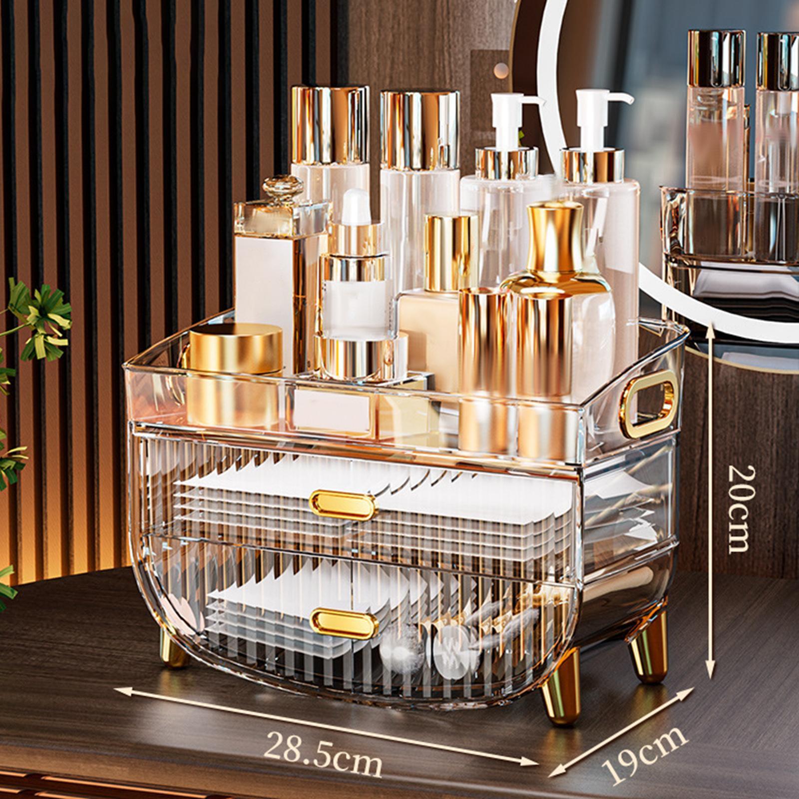 Cosmetic Storage Box Cosmetic Display Cases, Desktop Makeup Organizer for Bedroom