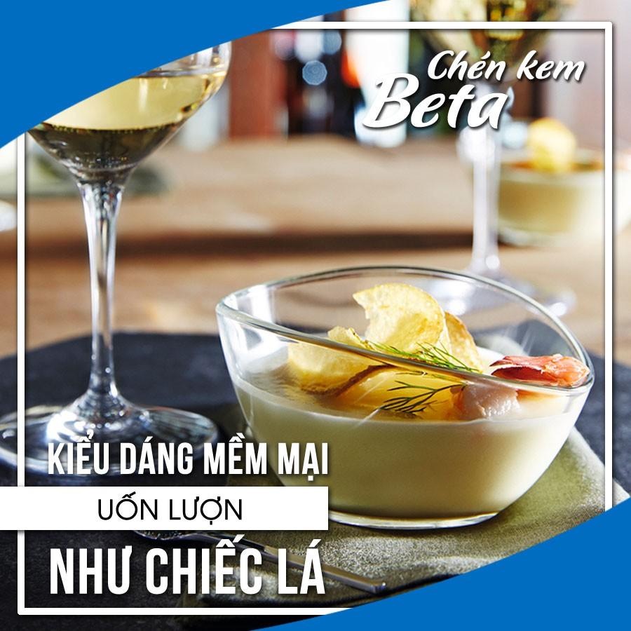 Chén kem thủy tinh Aria alfa 25cl - Aria beta 25cl - màu trắng (Bormioli Rocco)- Hàng nhập khẩu