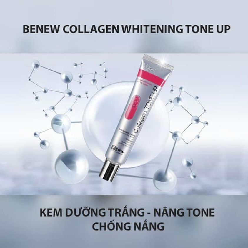 Kem Dưỡng Trắng, Chống Nắng, Nâng Tone, chống lão hóa - BENEW COLLAGEN WHITENING TONE UP CREAM N.K HÀN QUỐC