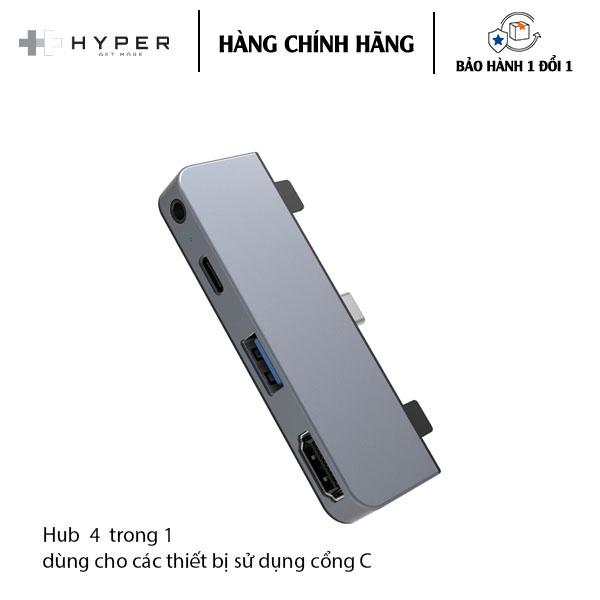 [HÀNG CHÍNH HÃNG] Cổng chuyển đổi chuyên dụng HyperDrive 4-in-1 USB-C Hub dành cho iPad và các thiết bị Type C – HD319E