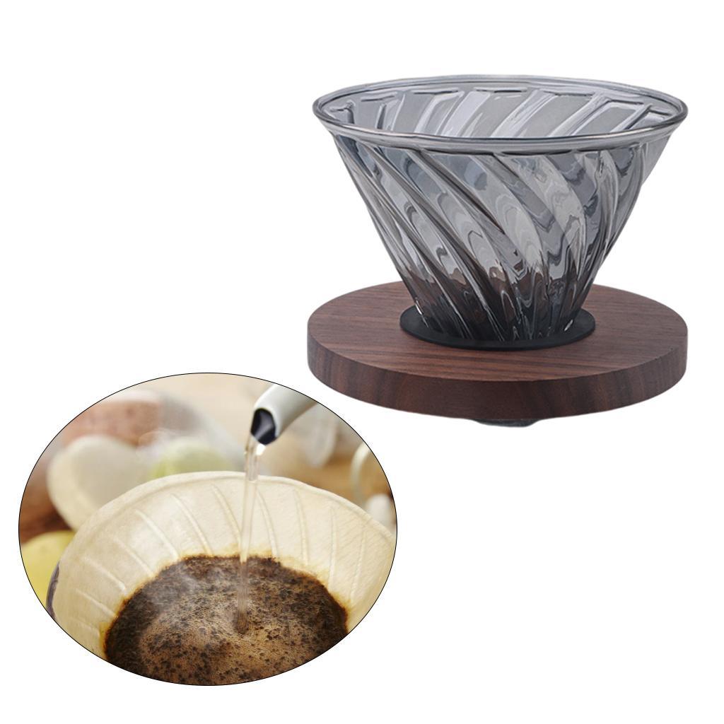 Pour Over Coffee Pot filter Brewer V-Shaped Mouth for Cafe Coffee Lovers