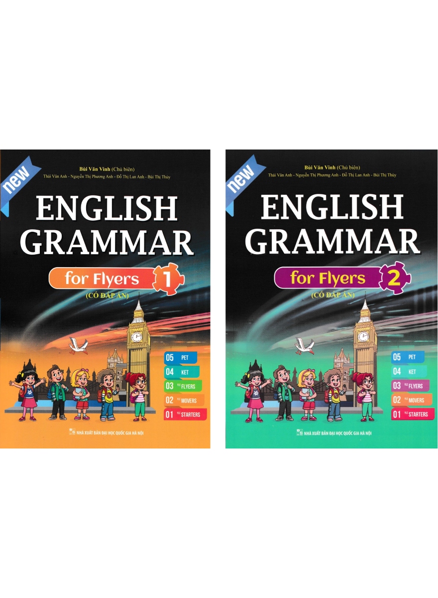 Combo English Grammar For Flyers 1 + 2 (Có Đáp Án) (Bộ 2 Cuốn) _MT