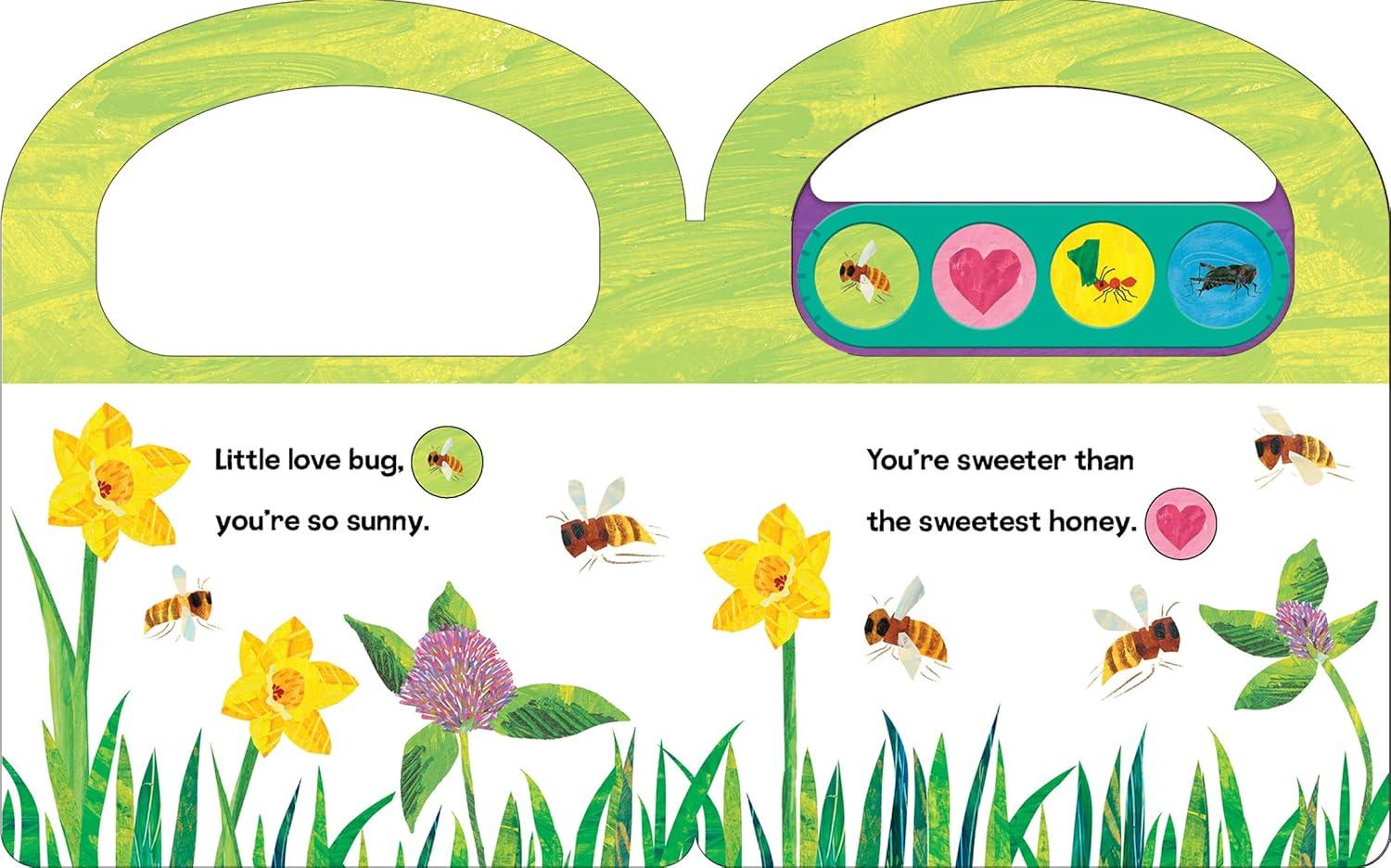 Sách ngoại văn: World Of Eric Carle - Little Love Bugs (Carry Along Handle Sound Book)