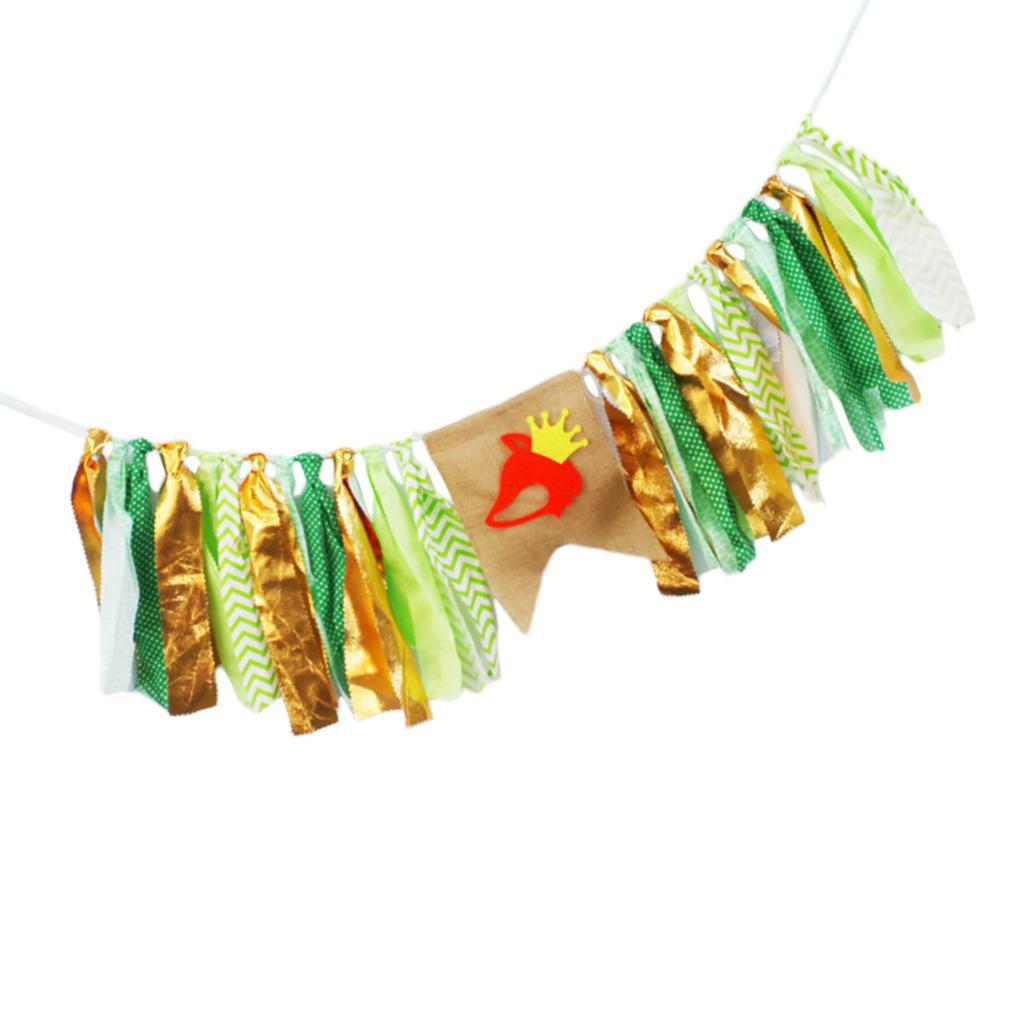 Cute Animal Bunting Banner Birthday Baby Shower Kids Room Christmas Decor