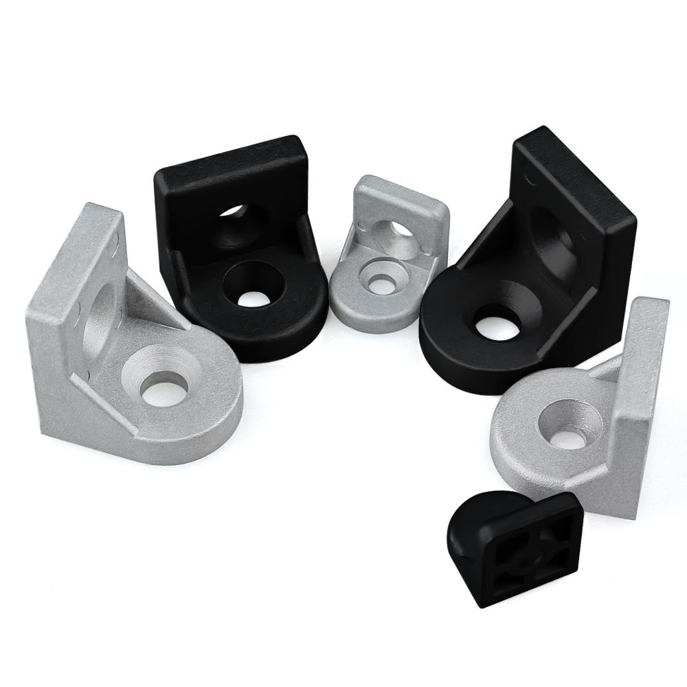 4PCS 2020 3030 4040 Góc lái góc góc L Loại L Loại Kết nối Kết nối Kết nối cho cấu hình nhôm