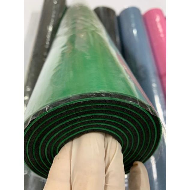 Thảm Tập Yoga Định Tuyến 5mm PU -Xanh dương nhạt KHỞI NGUYÊN SPORT