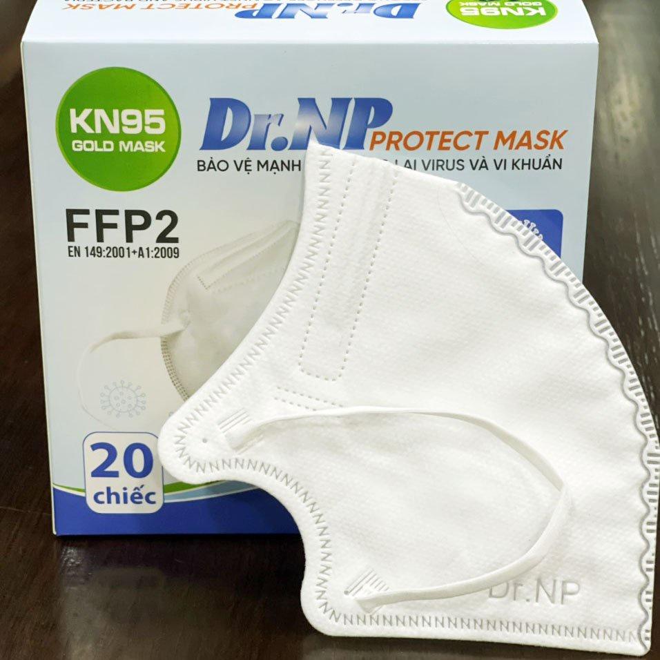 Khẩu trang KN95 Dr NP, Model mới, 5 Lớp Kháng Khuẩn (Size M)