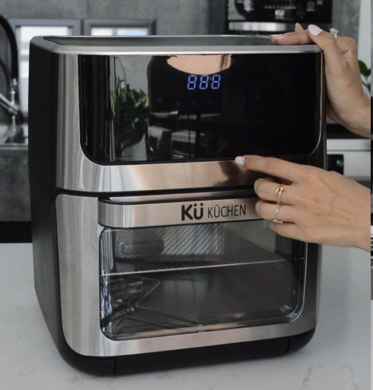 NỒI CHIÊN KHÔNG DẦU KUCHEN- KU PCB 1128 - 12 Lít - Hàng Chính Hãng