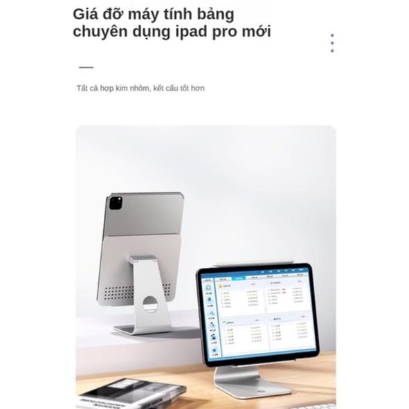 Giá Đỡ Để Bàn Cho Ipad Điện Thoại Di Động, Máy Tính Bảng Hợp Kim Nhôm Nguyên Khối Cao Cấp Có Thể Thay Đổi Góc Nghiêng