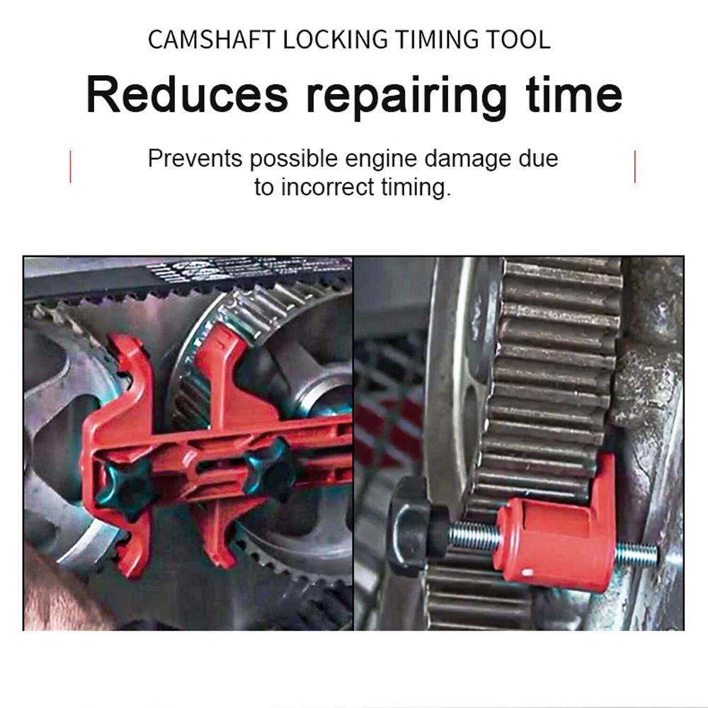 Universal Camshaft Lock Holder Car Cam Timing Locking Retainer Belt Replacement Fixture Tool Car Belt Change Accessory Automotive Tools Set