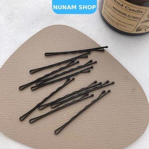 Set 50 cây kẹp tăm màu đen bóng loại đẹp đơn giản dễ sử dụng Nunam Shop