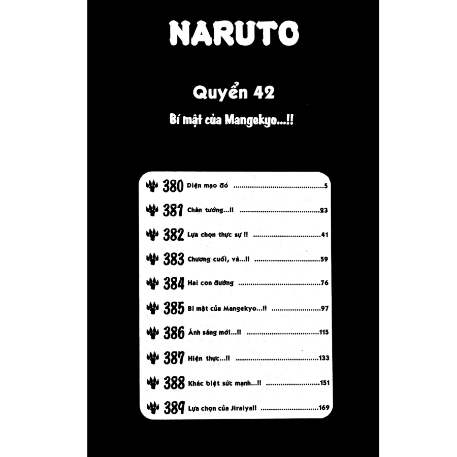 Naruto Tập 42: Bí Mật Của Mangekyo…!! (Tái Bản 2022)