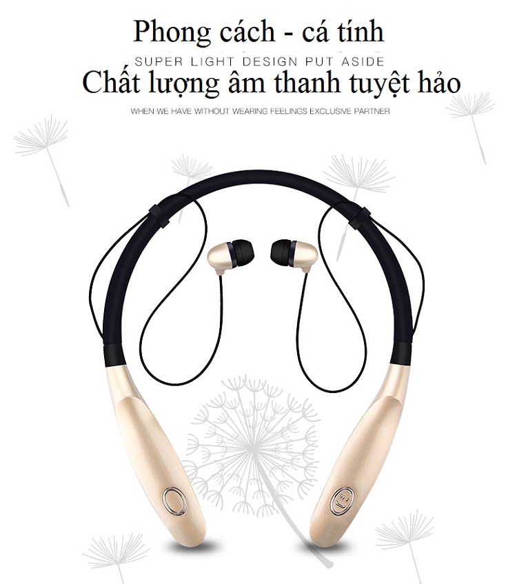 Tai Nghe Nhét Tai Thể Thao Treo Cổ WR1722  - Hàng Nhập Khẩu