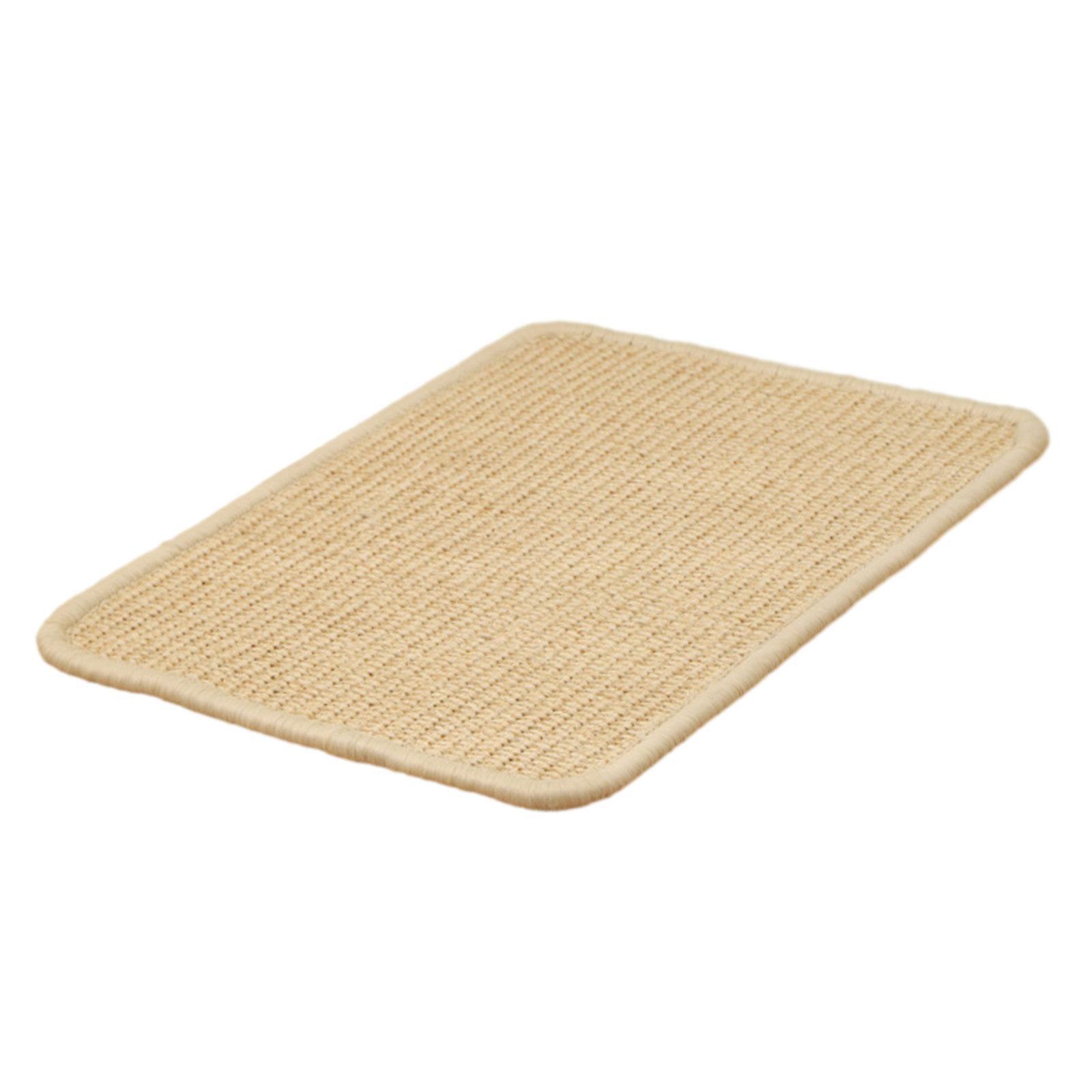 Cat Scratch Mat, Cat Floor Scratching Pad, Wear Resistant Horizontal Sisal Cat Scratching Pad for Bed Carpet Couch Sofa
