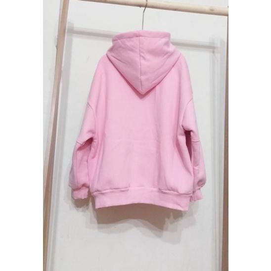Áo hoodie nỉ bông dày ấm size đại cho bé