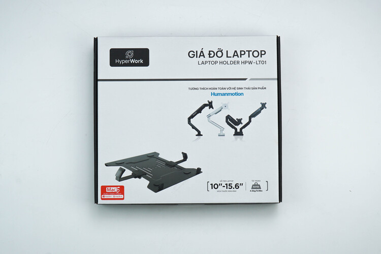 Giá treo laptop HyperWork VESA HPW LT01 - Hàng Chính Hãng