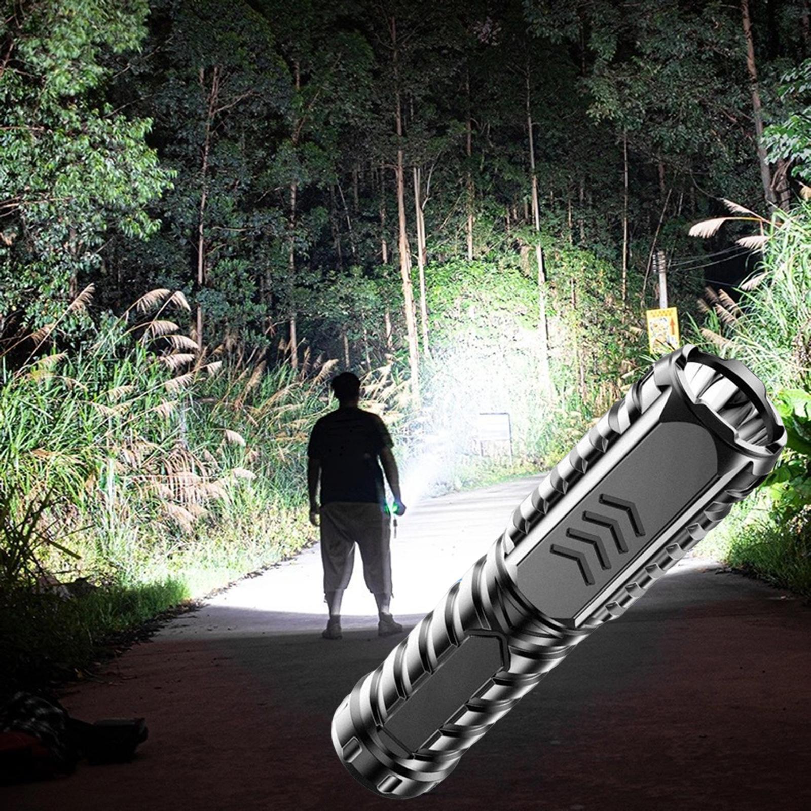 Portable flashlights,  Bright Lighting Lamp Side Light Handheld Torch Lights Work Light for Fishing Tent Survival Hiking Working