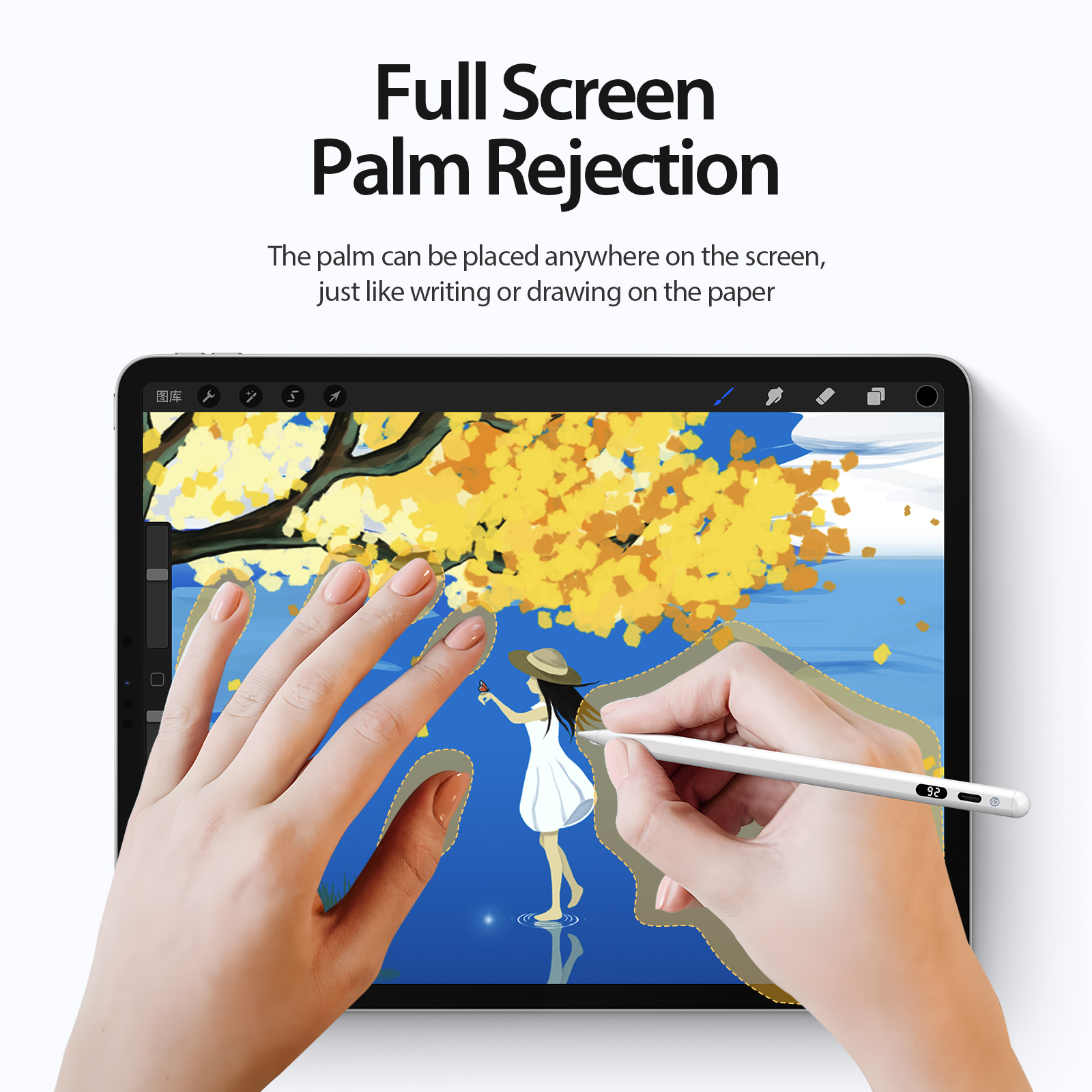Bút cảm ứng cho iPad 2024, iPad Pro M4/ M2/ M1/ Air 4/5/6/ Ipad Mini 5/6/7/ Ipad Gen 7/8/9/10, Dux Ducis SP-06 Stylus_ Hàng Chính Hãng