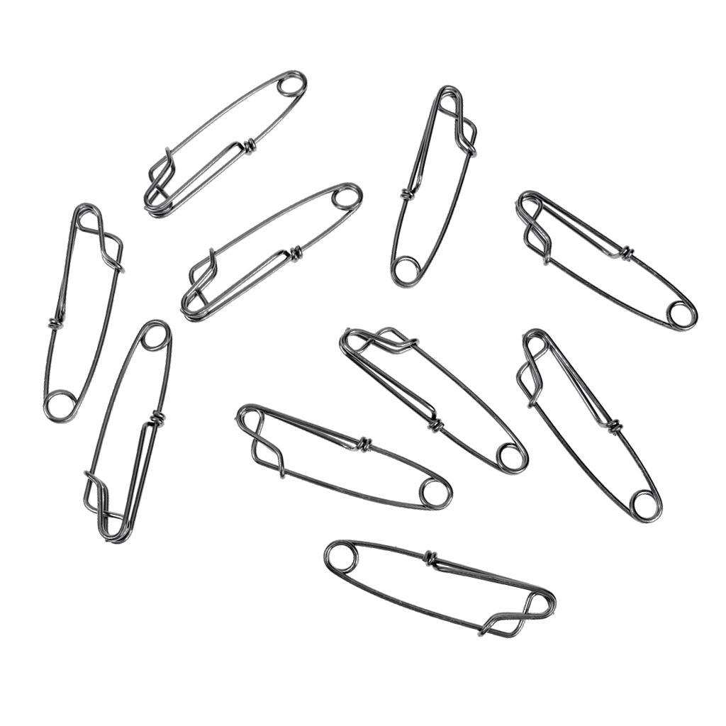 100x Long Line Snap Clips Branch Hanger Snap Fishing Tackles Connectors