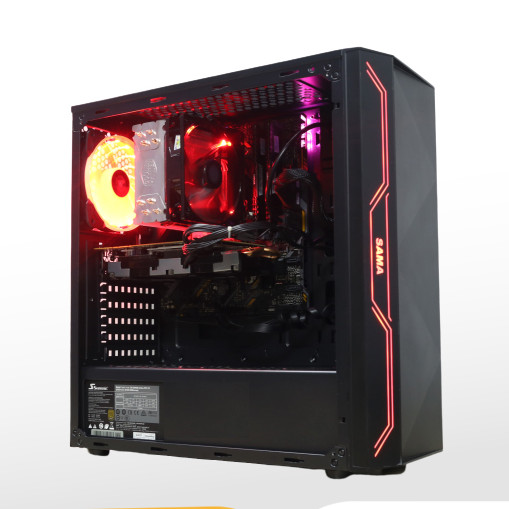 máy tính chuyên chơi game, randre, thiết kế 2D, 3D PC Intel i7 8700/ RAM 16GB / VGA RX 590 GAMING 8G- Hàng chính hãng