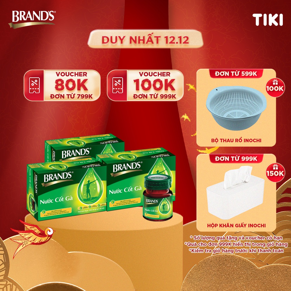 Combo 3 Nước cốt gà BRAND'S Vị Truyền Thống