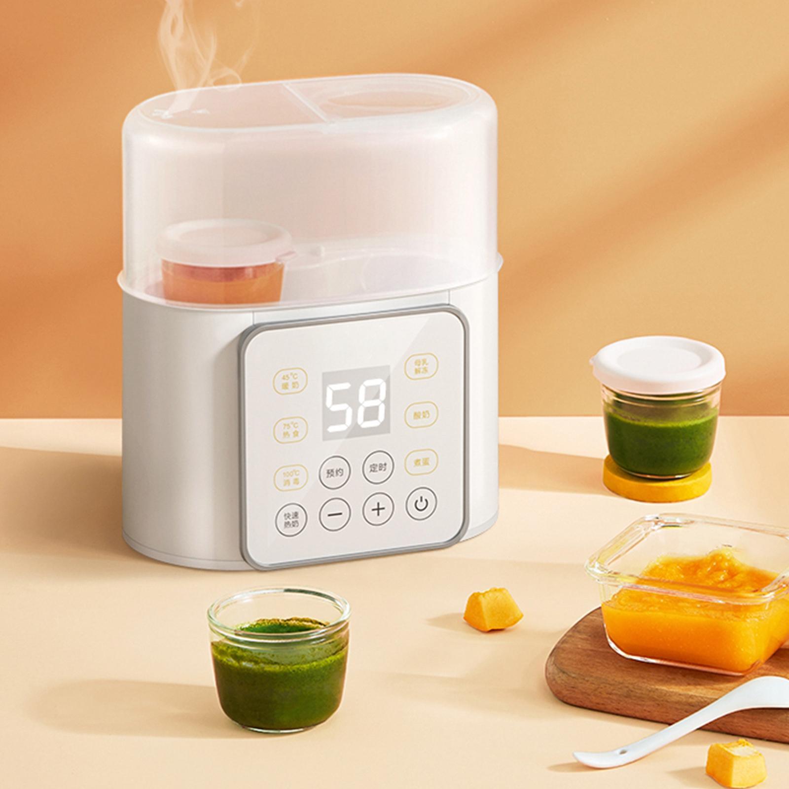 Portable Dual Bottle Baby Feeding Heater Food Grade for Travel Home